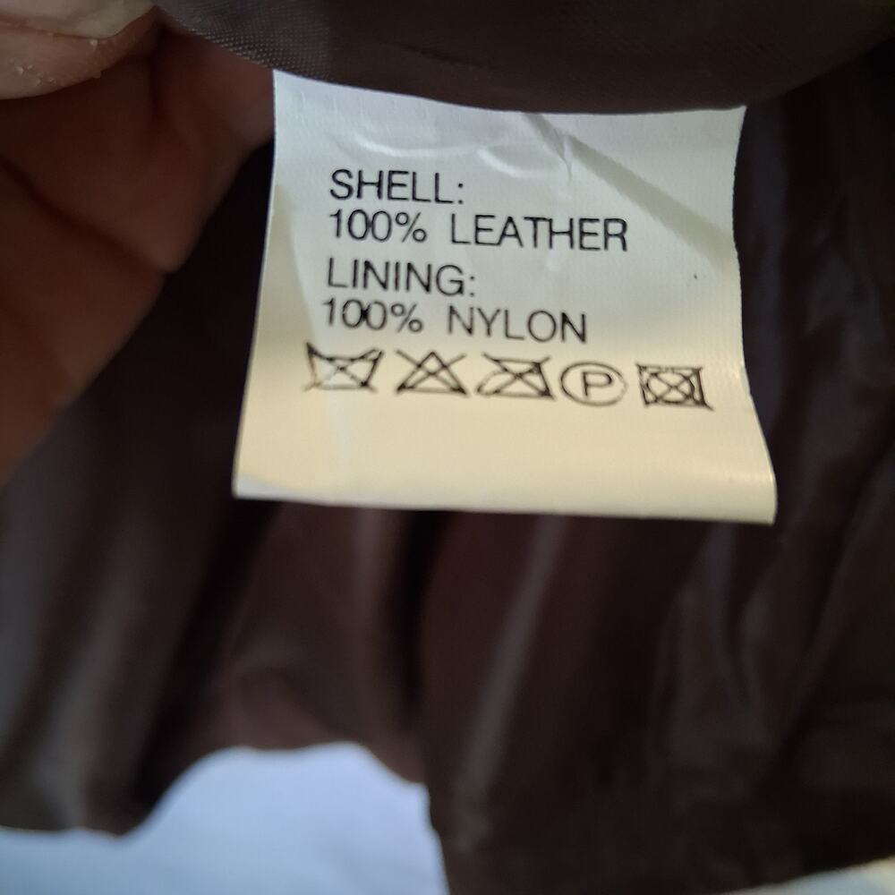 Vance Leather Collection Women Suede Button Up Jacket Coat Pockets Brown Size-XL - Picture 9 of 12